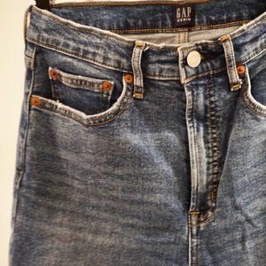 High waisted GAP Straight leg cigarette Jeans